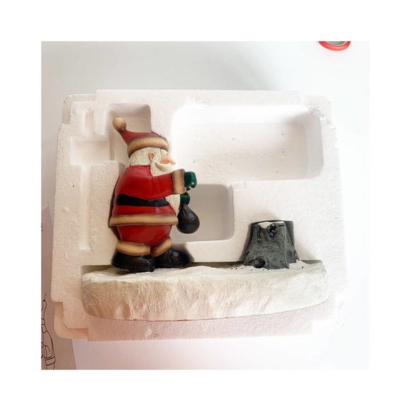 Loon Lake Decoy Co Santa Feeding Birds Sculpture Figurine Sam Nottleman Ltd - Picture 13 of 14